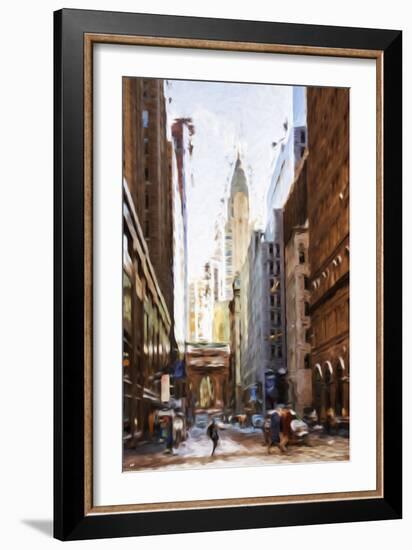 New York Architecture IV - In the Style of Oil Painting-Philippe Hugonnard-Framed Giclee Print