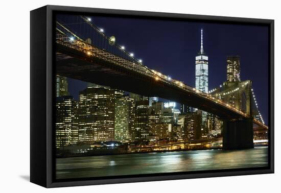 New York at Night I-James McLoughlin-Framed Premier Image Canvas