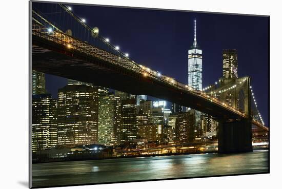 New York at Night I-James McLoughlin-Mounted Photographic Print