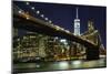 New York at Night I-James McLoughlin-Mounted Photographic Print