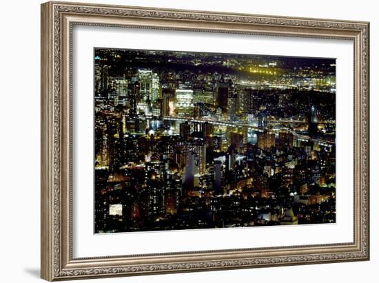 New York at Night II-James McLoughlin-Framed Photographic Print