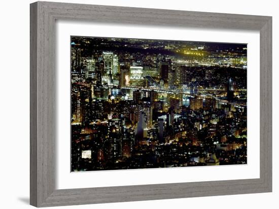 New York at Night II-James McLoughlin-Framed Photographic Print