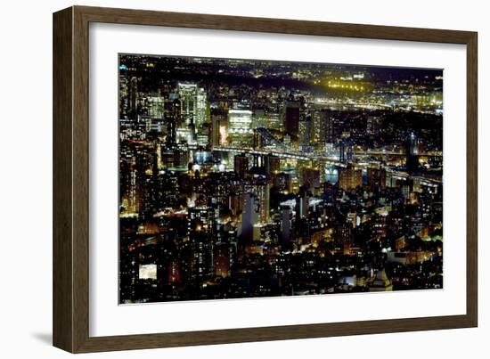 New York at Night II-James McLoughlin-Framed Photographic Print