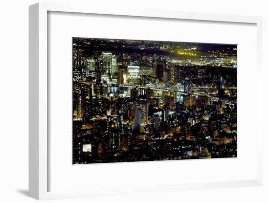 New York at Night II-James McLoughlin-Framed Photographic Print