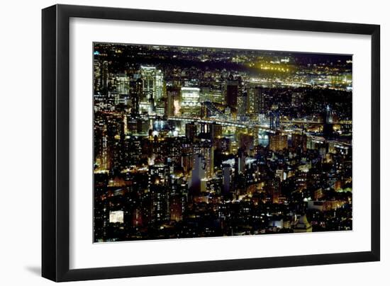 New York at Night II-James McLoughlin-Framed Photographic Print