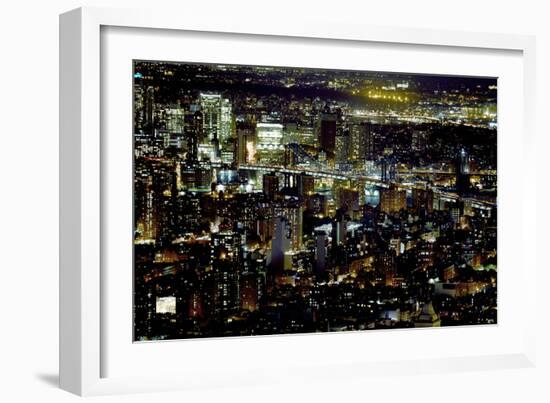 New York at Night II-James McLoughlin-Framed Photographic Print