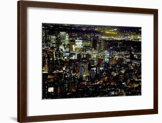 New York at Night II-James McLoughlin-Framed Photographic Print