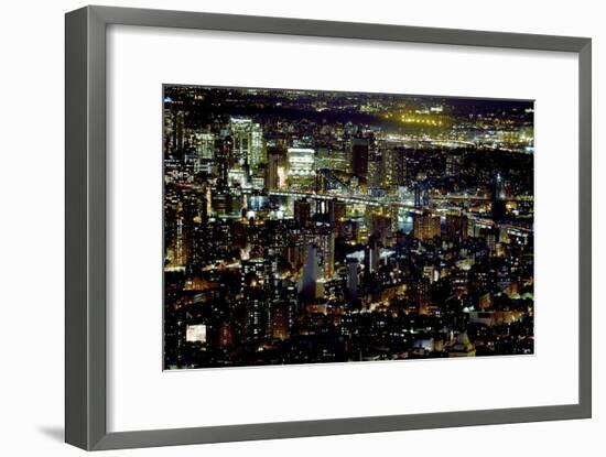 New York at Night II-James McLoughlin-Framed Photographic Print