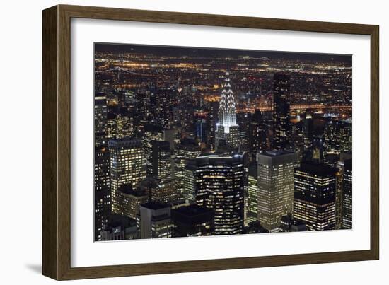 New York at Night III-James McLoughlin-Framed Photographic Print