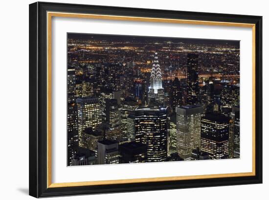 New York at Night III-James McLoughlin-Framed Photographic Print