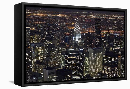 New York at Night III-James McLoughlin-Framed Premier Image Canvas