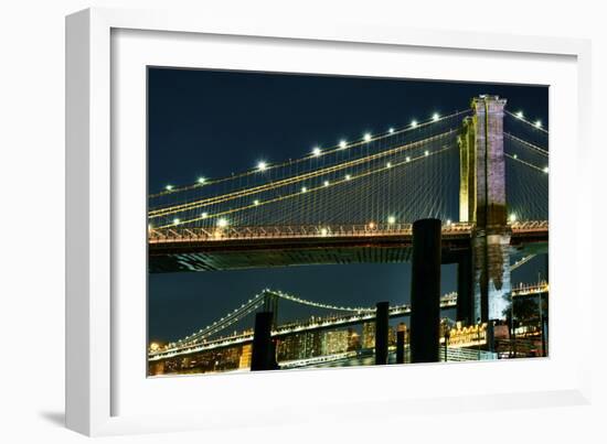 New York at Night IV-James McLoughlin-Framed Photographic Print