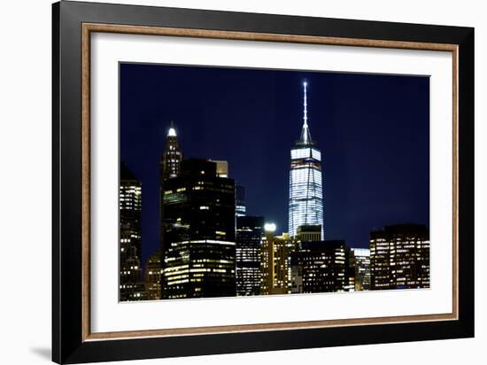 New York at Night VI-James McLoughlin-Framed Photographic Print