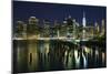 New York at Night VII-James McLoughlin-Mounted Photographic Print