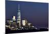 New York at Night X-James McLoughlin-Mounted Photographic Print