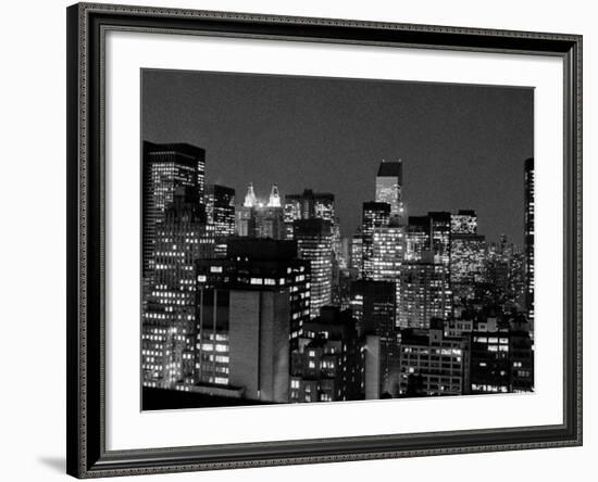 New York at Night-null-Framed Photographic Print