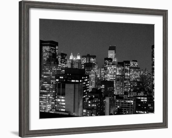 New York at Night-null-Framed Photographic Print