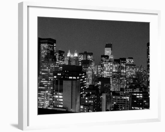 New York at Night-null-Framed Photographic Print