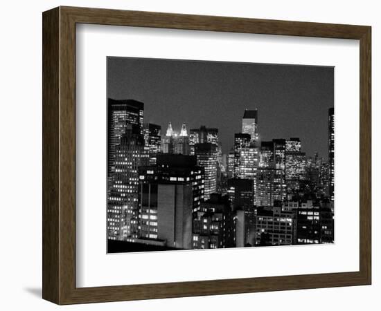 New York at Night-null-Framed Photographic Print