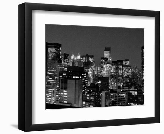 New York at Night-null-Framed Photographic Print