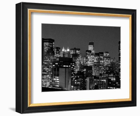 New York at Night-null-Framed Photographic Print