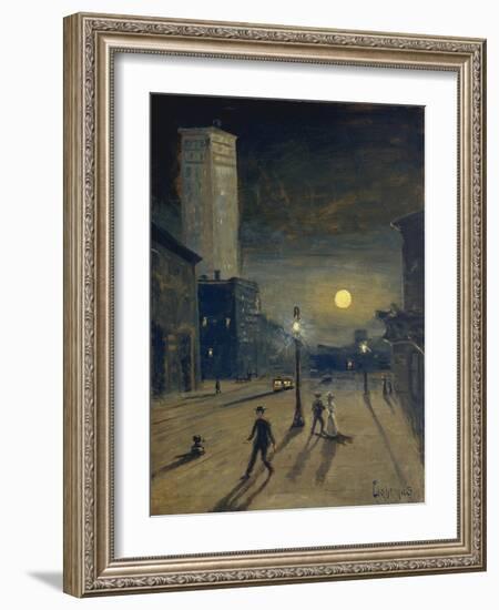 New York at Night-Louis Michel Eilshemius-Framed Giclee Print