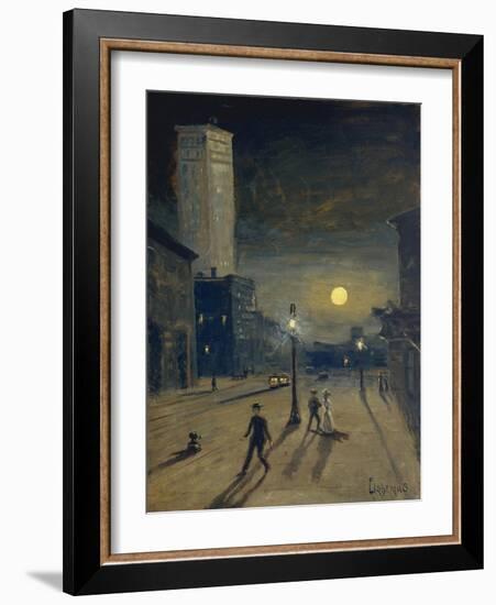 New York at Night-Louis Michel Eilshemius-Framed Giclee Print