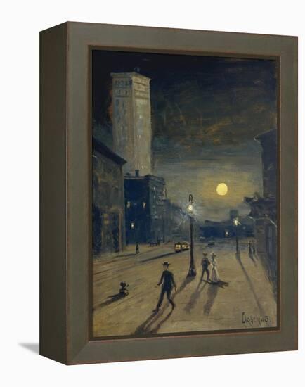 New York at Night-Louis Michel Eilshemius-Framed Premier Image Canvas