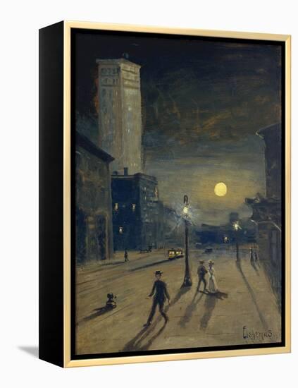 New York at Night-Louis Michel Eilshemius-Framed Premier Image Canvas