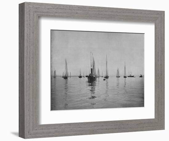 'New York Bay', 19th century-Unknown-Framed Photographic Print