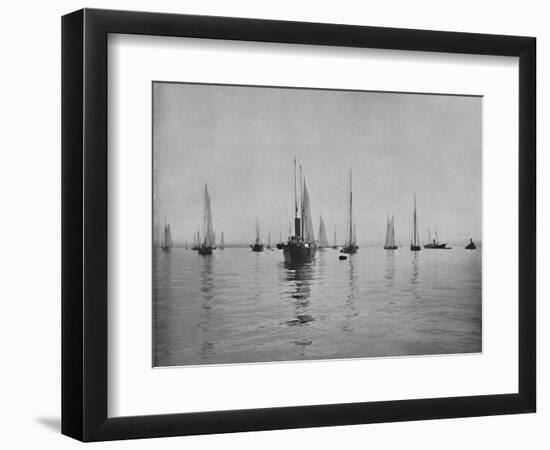 'New York Bay', 19th century-Unknown-Framed Photographic Print