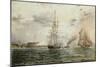 New York Bay, Castle Clinton, circa 1875-James Abbott McNeill Whistler-Mounted Giclee Print