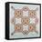 New York Beauty Coverlet, American, Pieced, Quilted and Appliqued Cotton, Circa 1870-null-Framed Premier Image Canvas