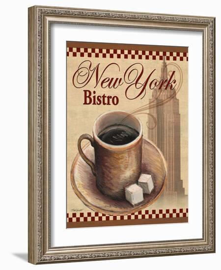 New York Bistro-Todd Williams-Framed Art Print