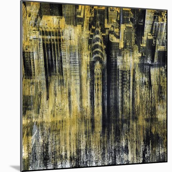 New York Blur-Dario Moschetta-Mounted Giclee Print