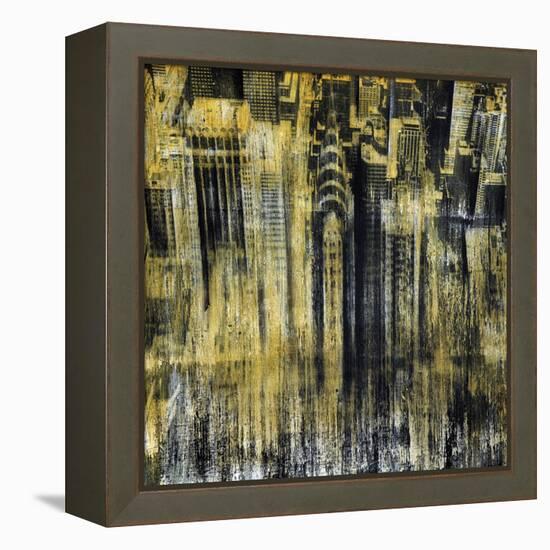 New York Blur-Dario Moschetta-Framed Stretched Canvas