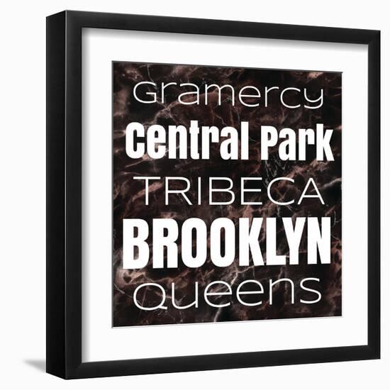 New York Boroughs II-Elizabeth Medley-Framed Art Print