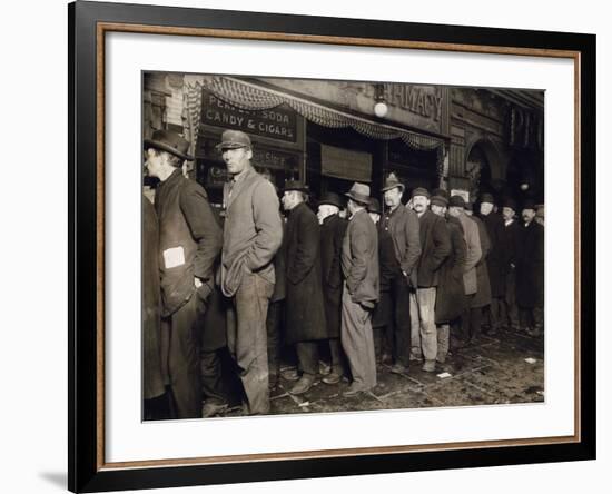 New York: Bread Line, 1907-null-Framed Photographic Print