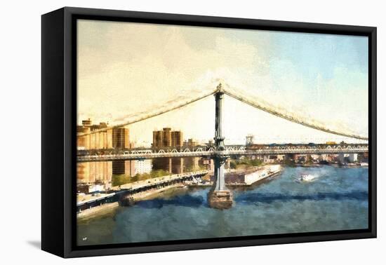 New York Bridge-Philippe Hugonnard-Framed Premier Image Canvas