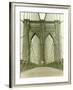 New York, Brooklyn Bridge Tower-null-Framed Giclee Print