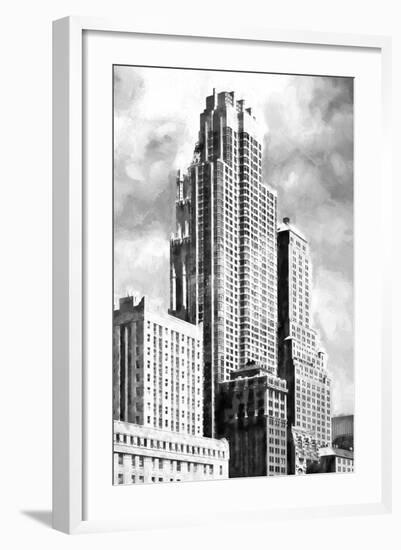 New York Building BW-Philippe Hugonnard-Framed Giclee Print
