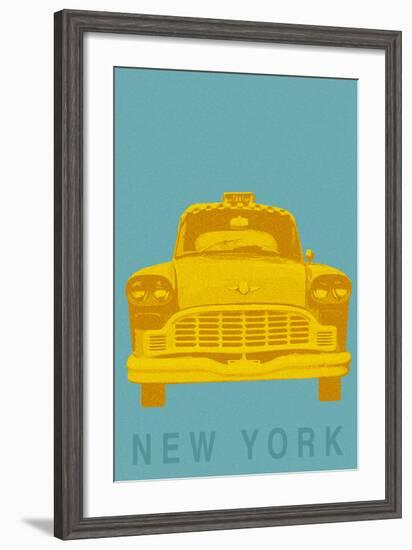 New York - Cab-Ben James-Framed Art Print