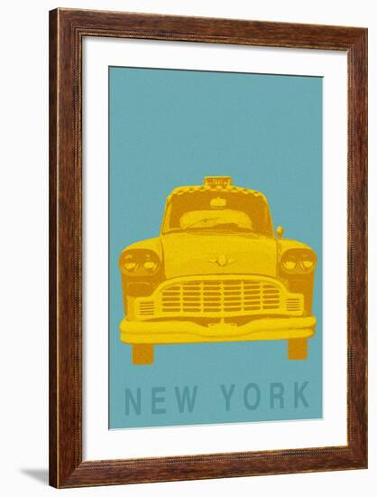 New York - Cab-Ben James-Framed Art Print