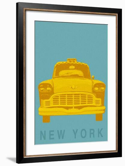 New York - Cab-Ben James-Framed Art Print