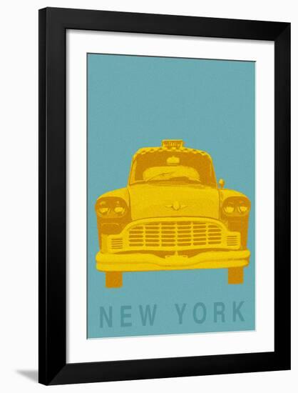 New York - Cab-Ben James-Framed Art Print