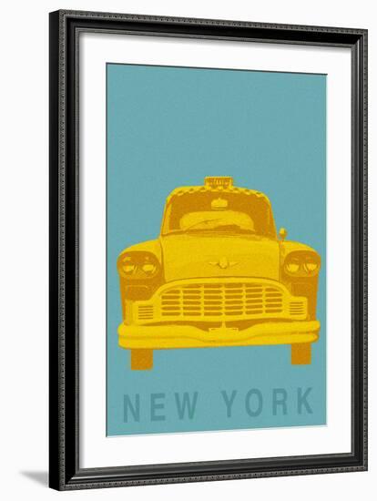 New York - Cab-Ben James-Framed Art Print