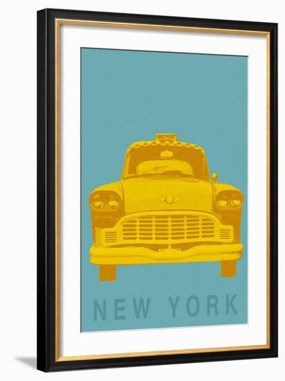 New York - Cab-Ben James-Framed Art Print