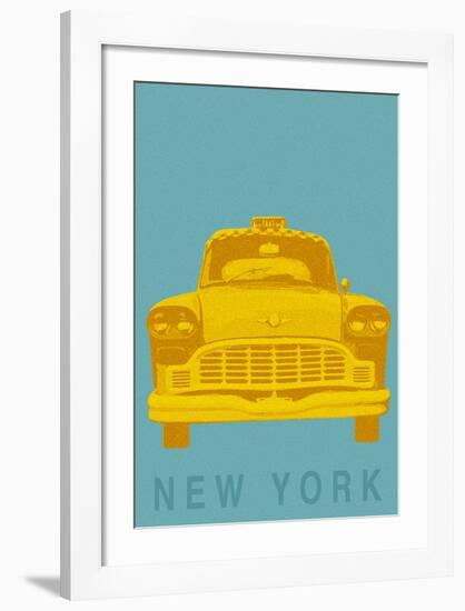 New York - Cab-Ben James-Framed Art Print