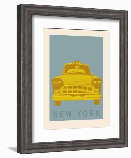 New York - Cab-Ben James-Framed Art Print