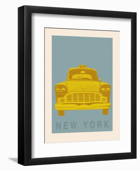 New York - Cab-Ben James-Framed Art Print